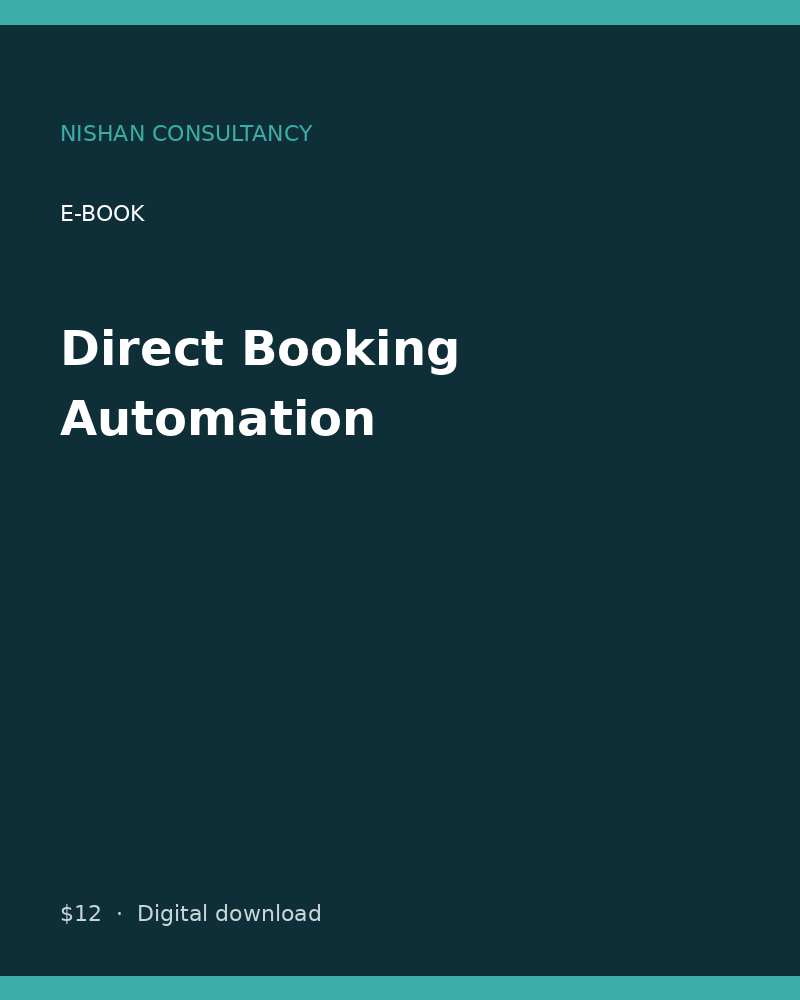 Direct Booking Automation Starter e-book cover
